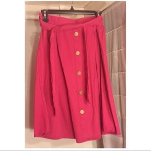 Hot Pink Circle Skirt